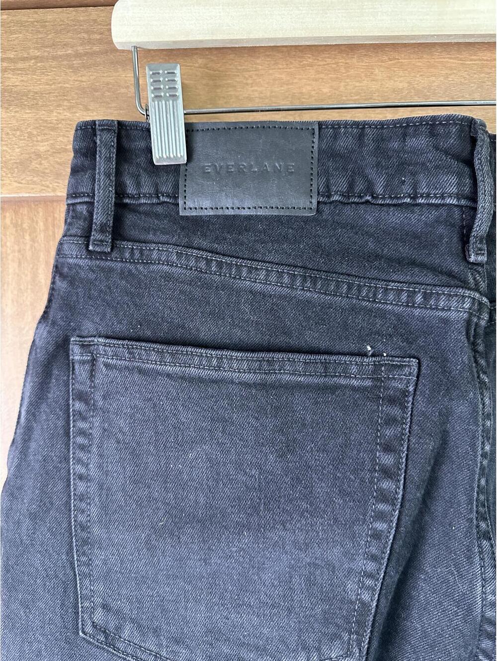 NWT Everlane The Curvy Cheeky Jean Crop Straight Leg Black Women’s size 31 - Picture 6 of 15